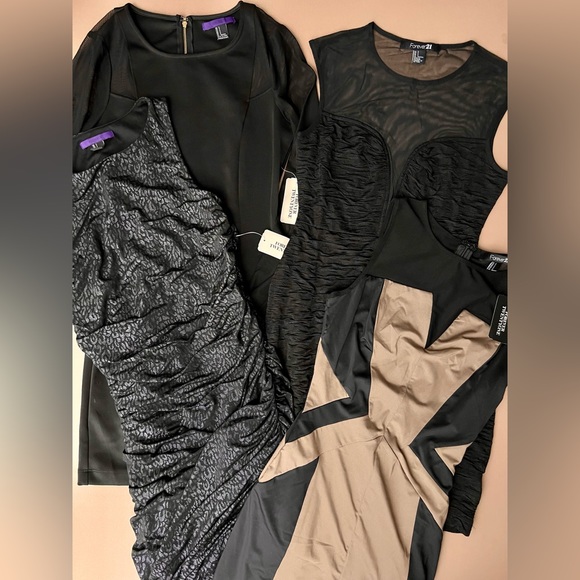 Size Small Lot of Forever 21 Bodycon Mini Dresses - Picture 1 of 11